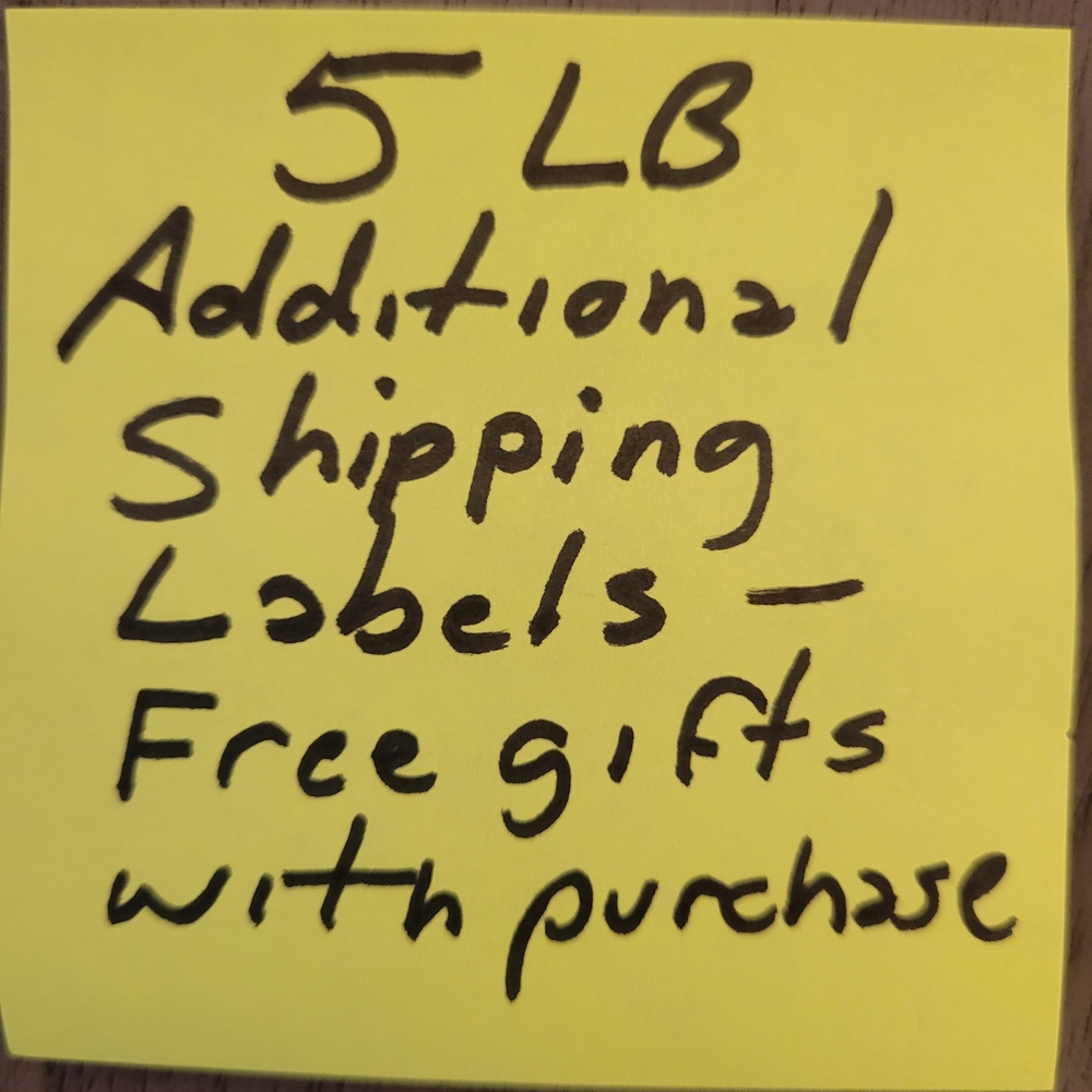 5 LB Additional Shipping Labels